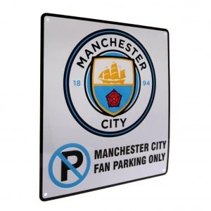 Image of Manchester City FC No Parking Sign