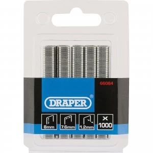 Image of Draper Staples 8mm Pack of 1000