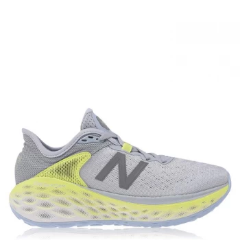 Image of New Balance Fresh Foam More V2 Ladies Running Shoes - Grey/Yellow