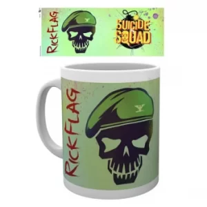 Image of Suicide Squad Flag Skull 10oz Mug