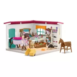 Image of Schleich Horse Club Horse Shop Toy Playset, 5 To 12 Years, Multi-Colour (42568)