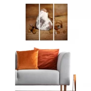 Image of MDF691320 Multicolor Decorative MDF Painting (3 Pieces)