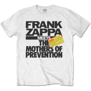 Image of Frank Zappa - The Mothers of Prevention Unisex Small T-Shirt - White