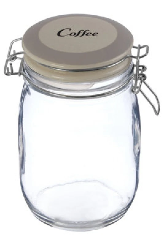 Image of Premier Housewares Grocer Coffee Storage Jar Clear