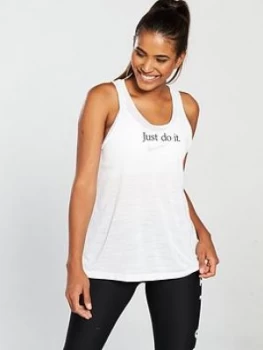 Image of Nike Training Studio JDI Tank White Size S Women