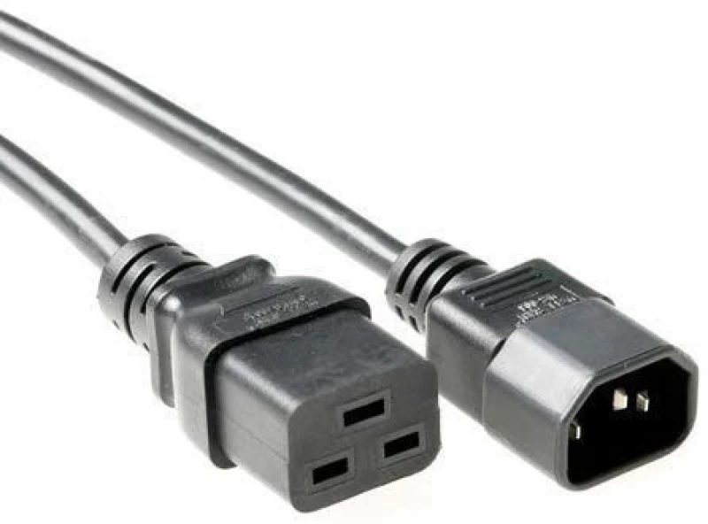 Image of Microconnect PE0191450 power cable Black 5m C19 coupler C14 coupler
