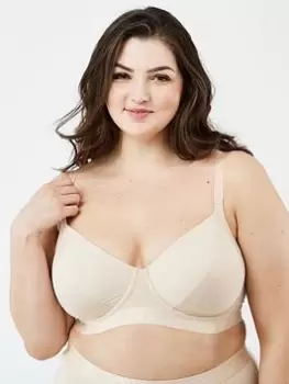 Image of Oola Everyday Full Cup Underwired Bra, Light Beige, Size 44E, Women
