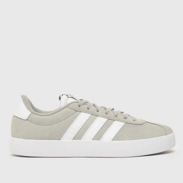 Image of adidas vl court 3.0 trainers in light grey