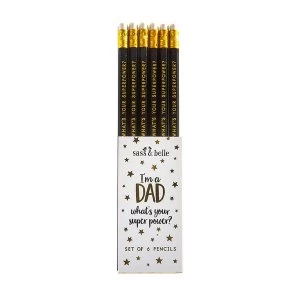 Image of Sass & Belle Dad's Superpower Pencils (Set of 6)
