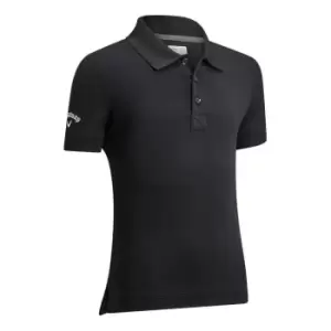 Image of Callaway Solid Polo Shirt Junior Boys - Black