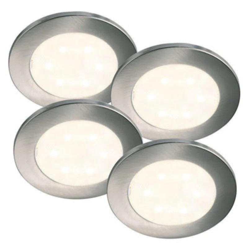 Image of Nordlux Lismore Plastic Under Cabinet Lighting 30,000 Hrs Silver,mains Led