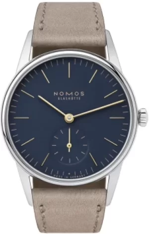 Image of Nomos Glashutte Watch Orion 33 Midnight Blue Sapphire Crystal