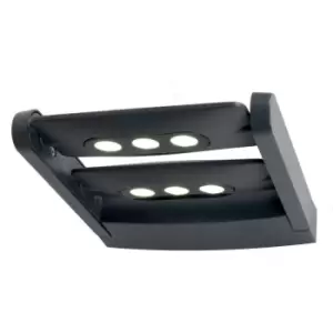 Image of Elstead Sigmund - LED 6 Light Wall Light - Graphite Finish