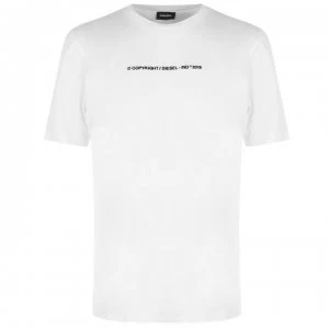 Image of Diesel 2019 T Shirt - White 100