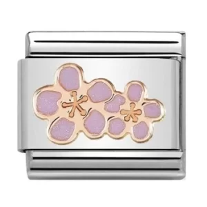 Image of Nomination CLASSIC Rose Gold Peach Blossom Charm 430202/03