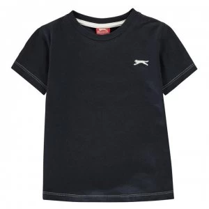 Image of Slazenger Plain T Shirt Infant Boys - Navy