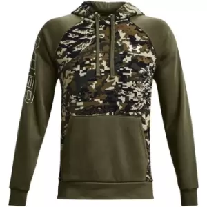 Image of Under Armour Camo Fleece Hoodie Mens - Green
