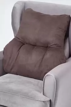 Image of Faux Suede Back Support Cushion