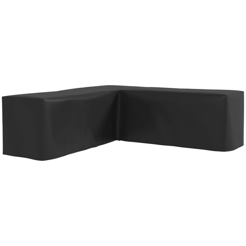 Image of Outsunny Outsunny - L-Shaped Rattan Corner Sofa Cover Waterproof Oxford Fabric 250x250x79cm 5056725508722