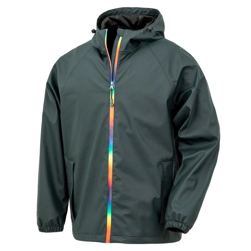 Image of Result Result Men Prism PU Waterproof Jacket in Black Size: X-Small Black XS Male 5063470999514
