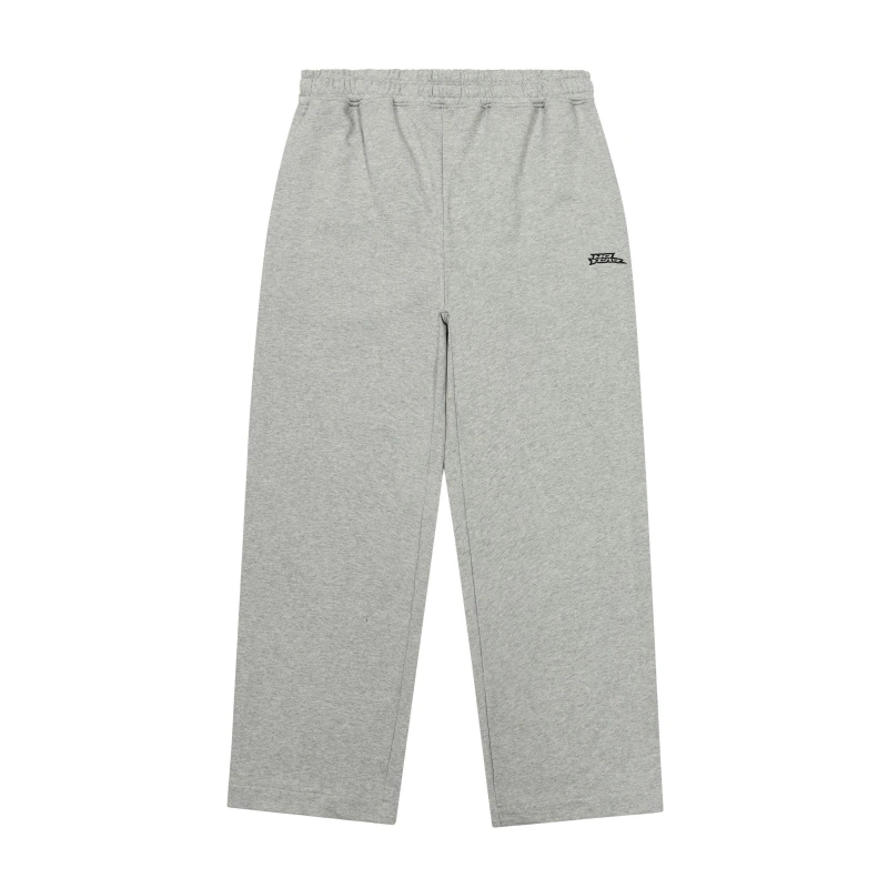Image of No Fear Mens Uncuffed Jogging Bottoms Grey male S