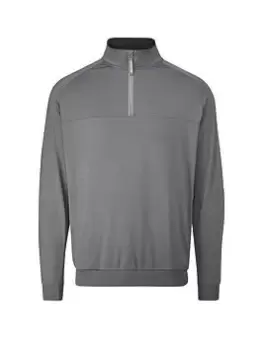 Image of Stuburt Mens Augusta Golf Mid Layer - Grey, Size L, Men