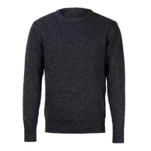 Image of Firetrap 2Col Knitted Jumper - Black