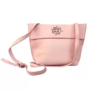 Image of Eastern Counties Leather Womens/Ladies Heather Laser Cut Detail Handbag (One size) (Light Pink)