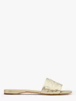 Image of Emmie Slide Sandals - Gold - 4