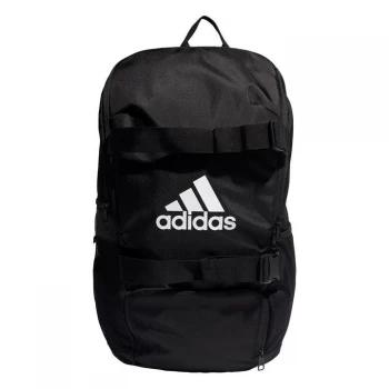 Image of adidas Tiro 21 AEROREADY Backpack Unisex - Black / Reflective Silver / Wh