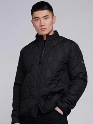 Image of Barbour International Accelerator Race Quilt, Black, Size S, Men