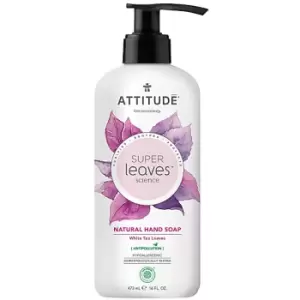 Image of Attitude Super Leaves Natural Hand Soap - White Tea Leaves