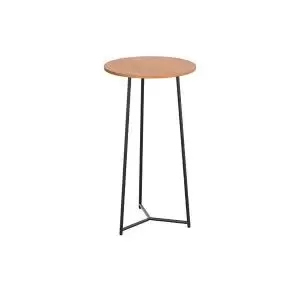 Image of Jemini Trinity High Table 600x600x1110mm BeechBlack KF823490 KF823490