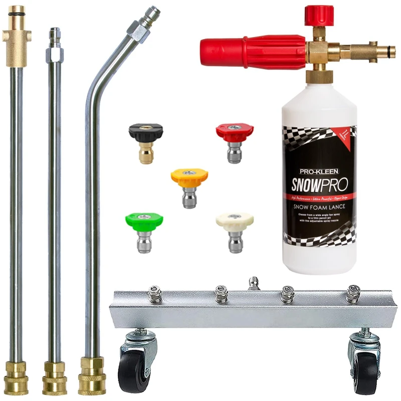 Image of ProKleen Chassis Cleaner & Snow Foam Lance - Nilfisk Gerni Compatible Metallic Silver