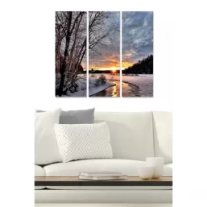 Image of MDF2995987 Multicolor Decorative MDF Painting (3 Pieces)