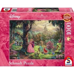 Image of Thomas Kinkade Disney Sleeping Beauty 1000 Piece Jigsaw Puzzle