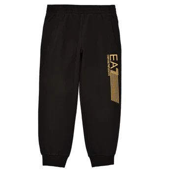 Image of Emporio Armani EA7 7 Lines Logo Jogging Pants Black Size 10 Years Boys