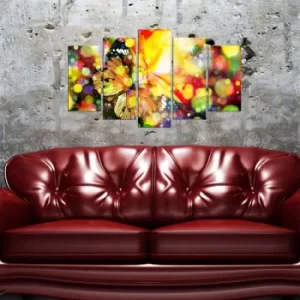 Image of 5MX-22 Multicolor Decorative MDF Painting (5 Pieces)