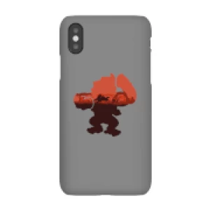 Image of Nintendo Donkey Kong Silhouette Serengeti Phone Case - iPhone X - Snap Case - Gloss