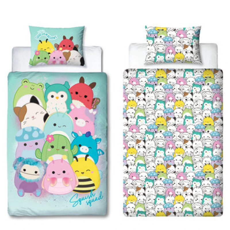 Image of Squishmallows Flash Single Polycotton Duvet Multi