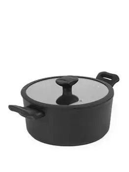 Image of Russell Hobbs Crystaltech Tall Collection 20Cm Stockpot, Black