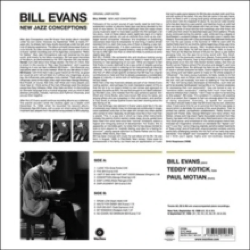 Image of Bill Evans New Jazz Conceptions (Vinyl) 12 Album