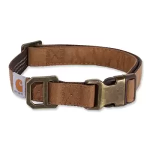 Image of Carhartt Mens Journeyman Nylon Webbing Cordura Dog Collar Large - 2.54cm Wide, Adjustable Length 45.7-66cm