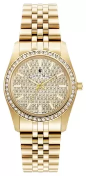 Image of Jacques Du Manoir JWL01102 Inspiration Glamour 34mm Gold Watch