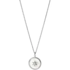 Image of Ladies Fossil Sterling Silver Star