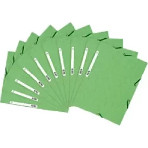Image of Exacompta 3 Flap Folder 55513SE A4 Soft Green Mottled Pressboard 24 x 32cm Pack of 50