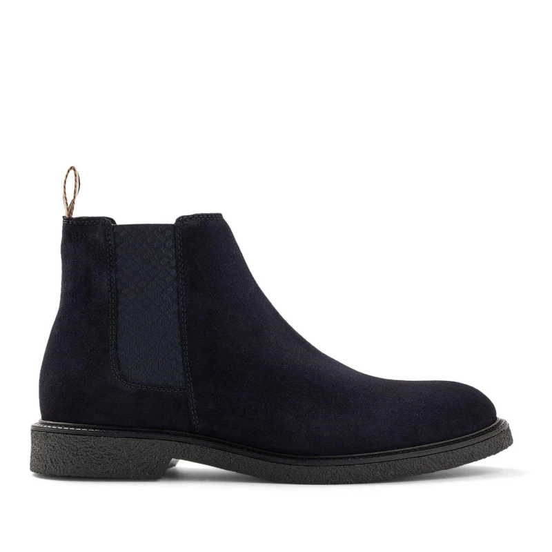 Image of Boss Tunley Chelsea Boots Dark Blue male UK 6