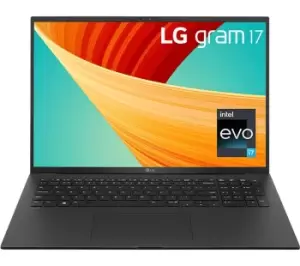 Image of LG gram 17Z90R 17" Laptop - Intel Core i7, 1TB SSD, Black