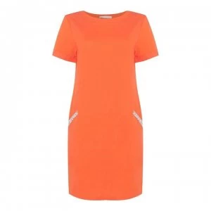 Image of Oui Pocket T Shirt Dress - 3550 Cherry