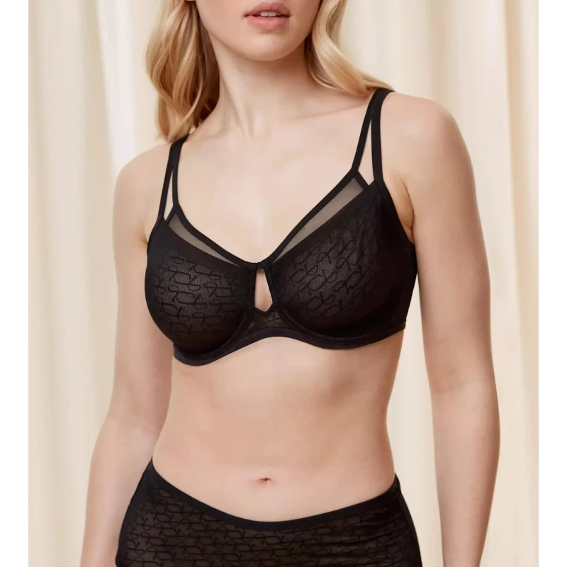 Image of Triumph Womens bra Triumph Signature Sheer 01 Noir Female 100H